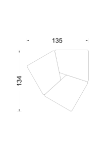 3 TAVOLI PUZZLE L.135xP.134cm