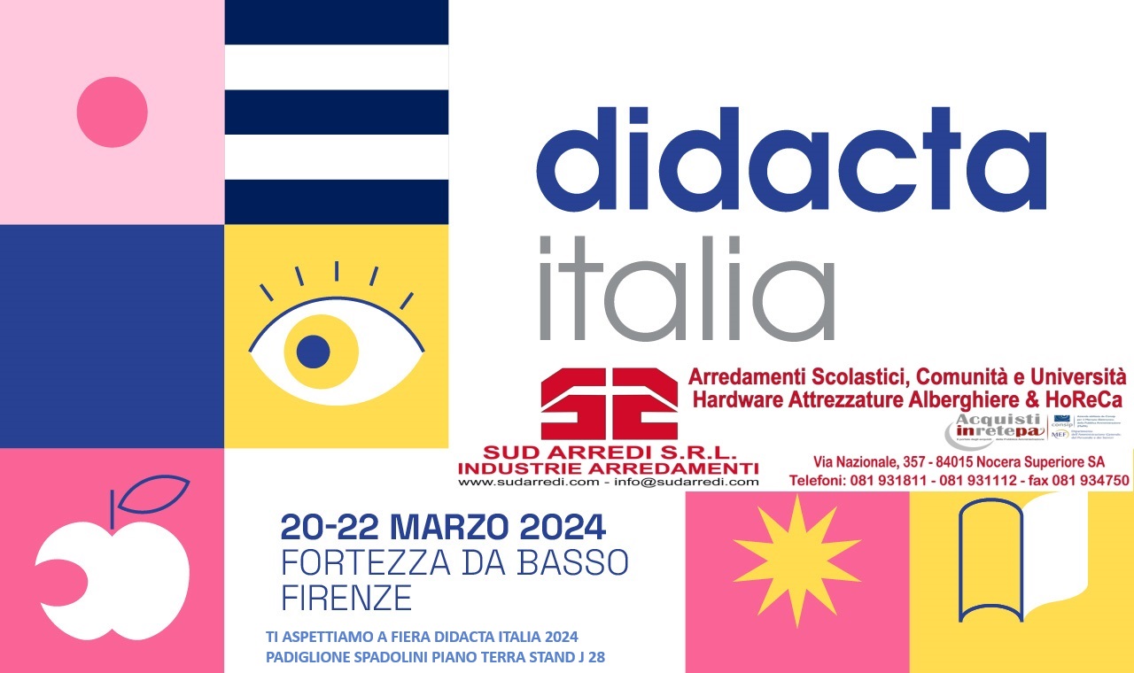 Fiera didacta italia.  20-22 marzo 2024.  fortezza da basso, firenze